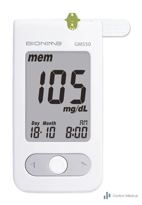 جهاز قياس نسبة السكر في الدم Bionime GM550