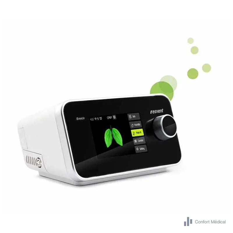 CPAP autopilotée Resvent avec humidificateur